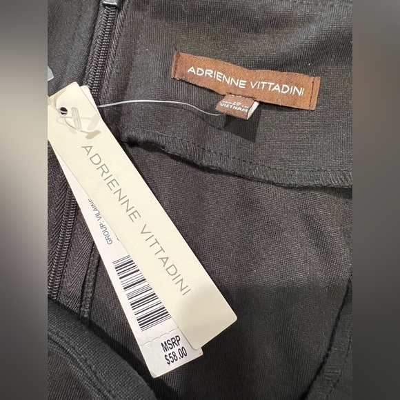 NWT- Adrienne Vittadini black pencil skirt size 10 - Picture 3 of 6